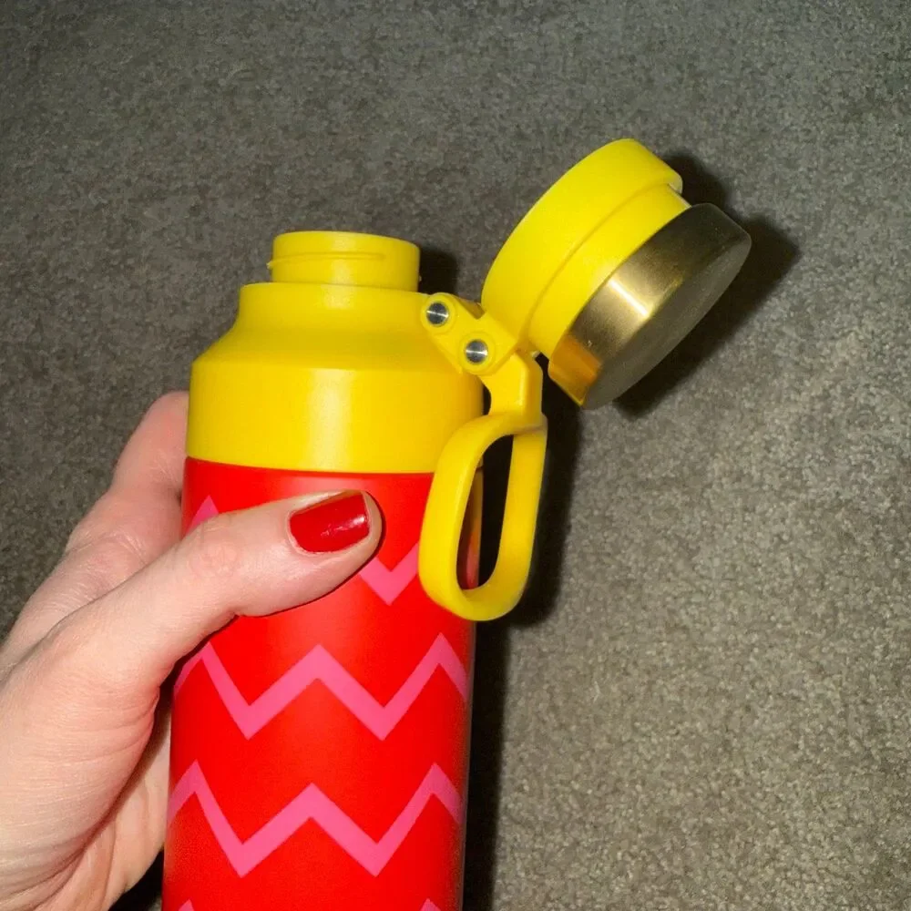 Target Rowing Blazers Vacuum Insulated Water Bottle Stainless Steel Red Pink NEW